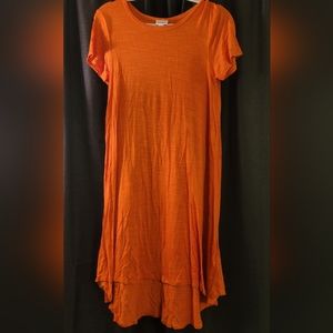 Orange LuLaRoe Carly Dress - Small